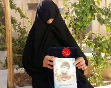 مادر شهید سید محمد ولی زاده به فرزند شهیدش پیوست