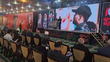 تصاویر/ مراسم سوگواری و عزاداری امام شهید در مصلای جمعه بوشهر