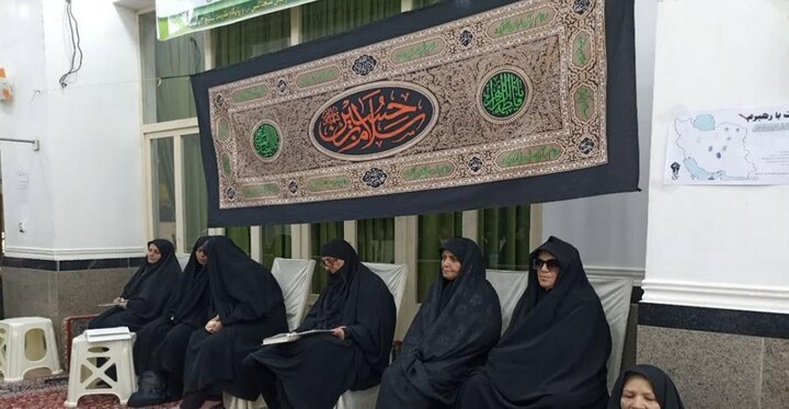 تصاویر/ برگزاری مراسم ختم قرآن و عزاداری رهبر شهید انقلاب در بهار