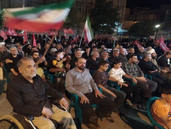 تصاویر/ مراسم شام غریبان امام شهید در فامنین