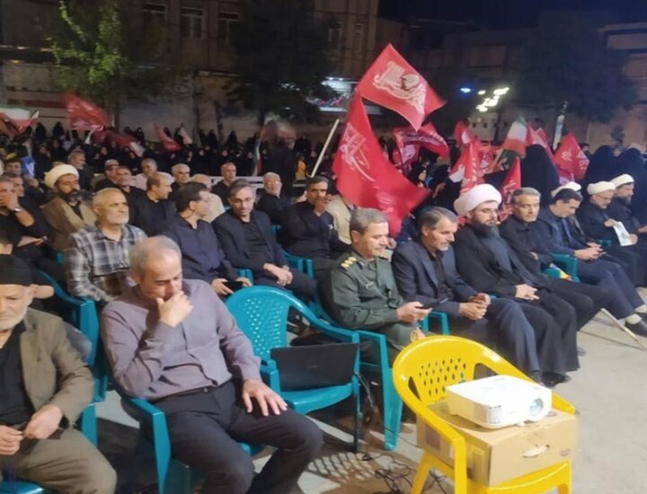 تصاویر/ مراسم شام غریبان امام شهید در فامنین