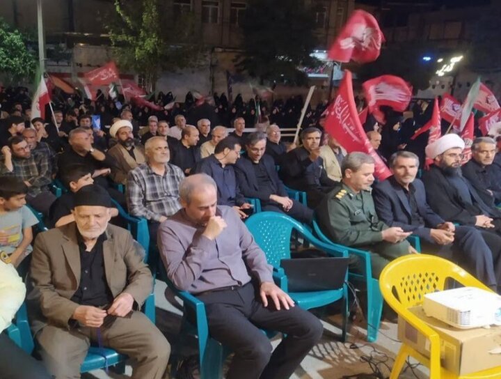 تصاویر/ مراسم شام غریبان امام شهید در فامنین