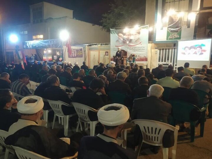 تصاویر/ مراسم شام غریبان امام شهید در فامنین