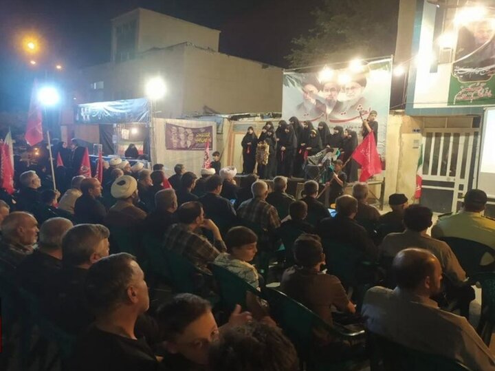 تصاویر/ مراسم شام غریبان امام شهید در فامنین