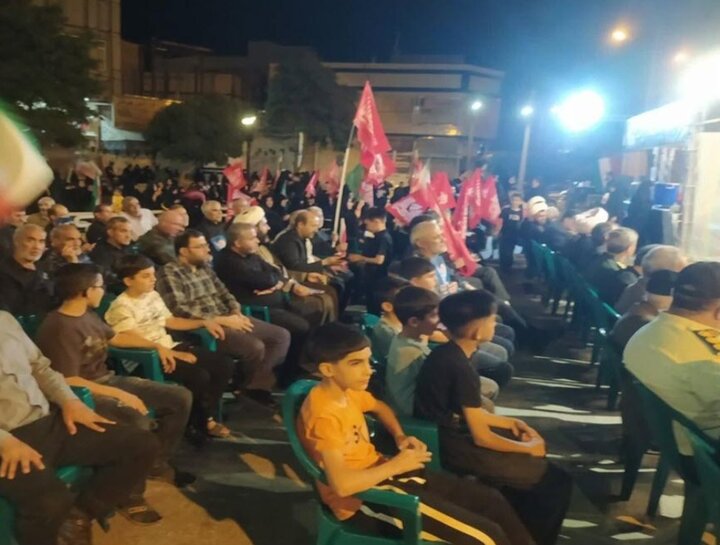 تصاویر/ مراسم شام غریبان امام شهید در فامنین