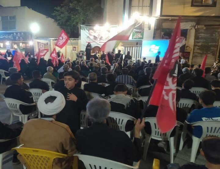 تصاویر/ مراسم شام غریبان امام شهید در فامنین