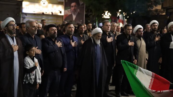 تصاویر/ صد و سی و یکمین موج از اجتماعات شبانه سراسری در چالدران