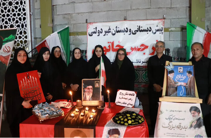 تصاویر/ مراسم بزرگداشت رهبر شهید انقلاب در ماکو
