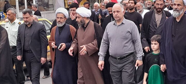 تصاویر/ راهپیمایی جاماندگان از تشییع رهبر شهید (ره) در فریدونکنار