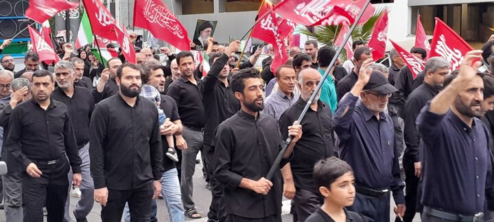 تصاویر/ راهپیمایی جاماندگان از تشییع رهبر شهید (ره) در فریدونکنار