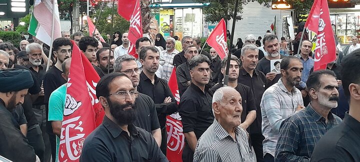 تصاویر/ راهپیمایی جاماندگان از تشییع رهبر شهید (ره) در فریدونکنار