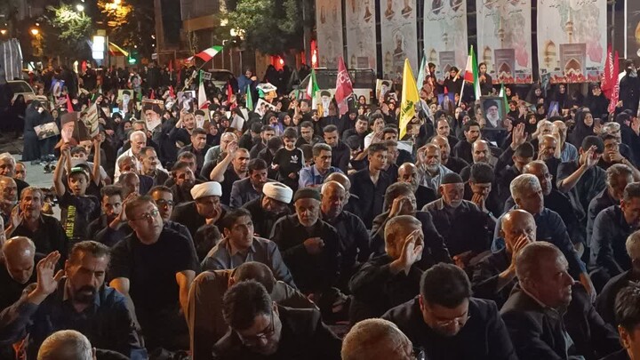 تصاویر / مراسم عزاداری در شام غریبان قائد شهید انقلاب در خرمدره