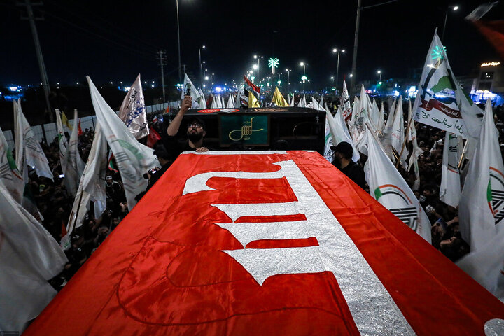 Photos/Karbala en deuil : L’ultime hommage au Grand Ayatollah martyr Sayyid Ali Khamenei