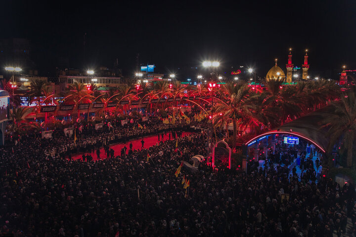 Photos/Karbala en deuil : L’ultime hommage au Grand Ayatollah martyr Sayyid Ali Khamenei