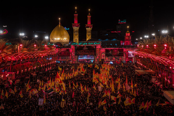 Photos/Karbala en deuil : L’ultime hommage au Grand Ayatollah martyr Sayyid Ali Khamenei