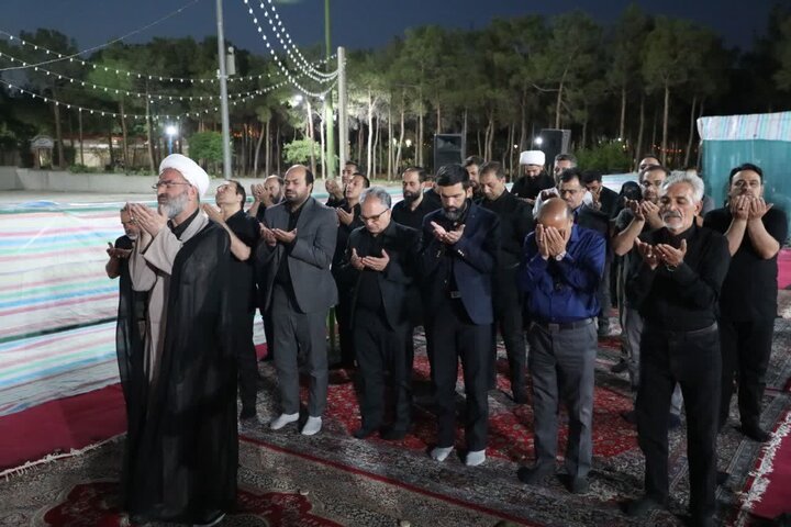 بازدید حجت‌الاسلام والمسلمین مطیعی از مواکب خدمت‌رسانی به عزاداران مراسم تشییع قائد شهید امت