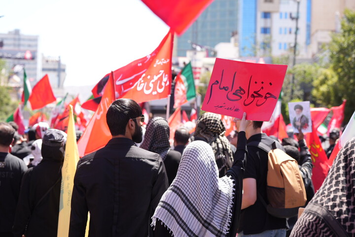 تصاویر |عرض ارادت امت به شهید قائد امت در مشهد