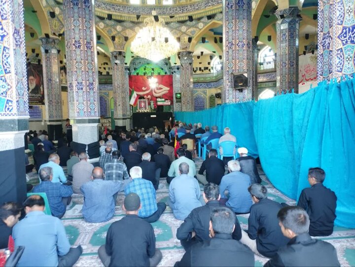تصاویر/ اقامه نمازجمعه شهر کوهبنان