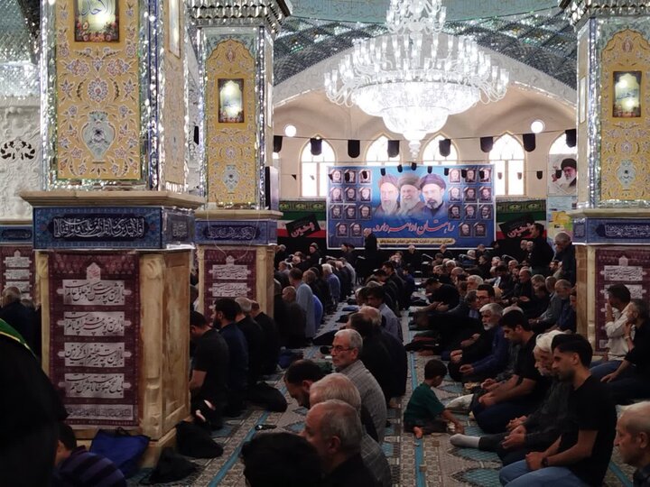 تصاویر/ نمازعبادی سیاسی جمعه مشهداردهال کاشان
