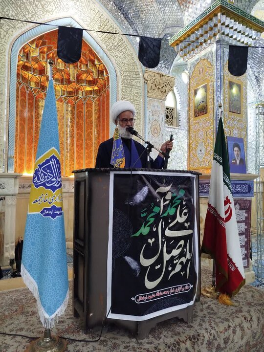 تصاویر/ نمازعبادی سیاسی جمعه مشهداردهال کاشان