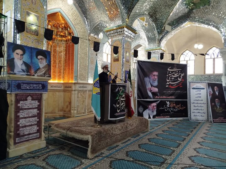 تصاویر/ نمازعبادی سیاسی جمعه مشهداردهال کاشان
