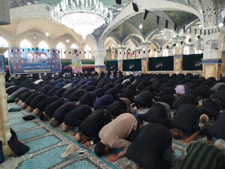 تصاویر/ نمازعبادی سیاسی جمعه مشهداردهال کاشان