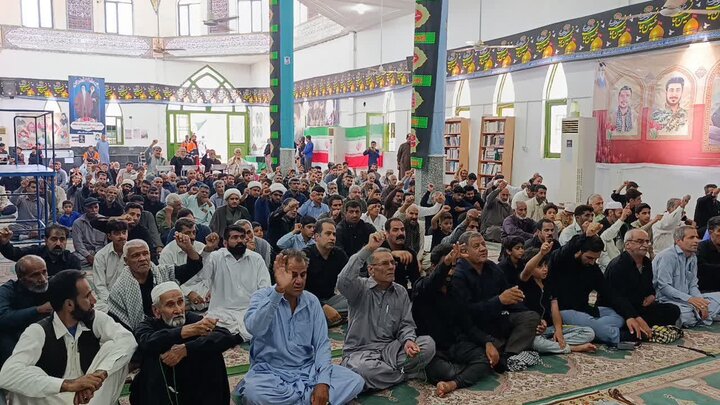 تصاویر/ اقامه نمازجمعه شهر ریگان