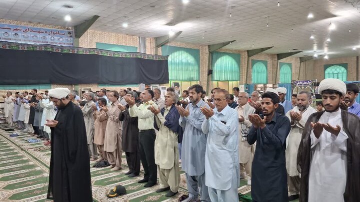 تصاویر/ آیین عبادی سیاسی نماز جمعه شهرستان دلگان