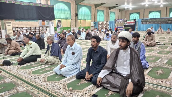 تصاویر/ آیین عبادی سیاسی نماز جمعه شهرستان دلگان