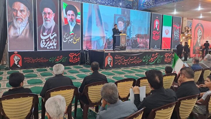 تصاویر/ مراسم سوگواری و عزاداری امام شهید در مصلای جمعه بوشهر