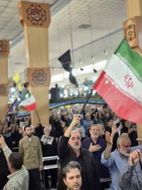 تصاویر/ برگزاری سوگواره امام شهید در مصلی نماز جمعه پاکدشت
