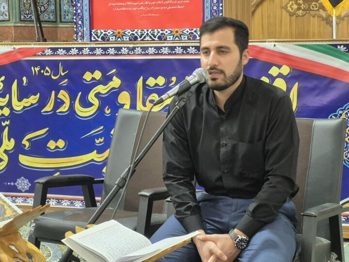 تصاویر/ برگزاری سوگواره امام شهید در مصلی نماز جمعه پاکدشت