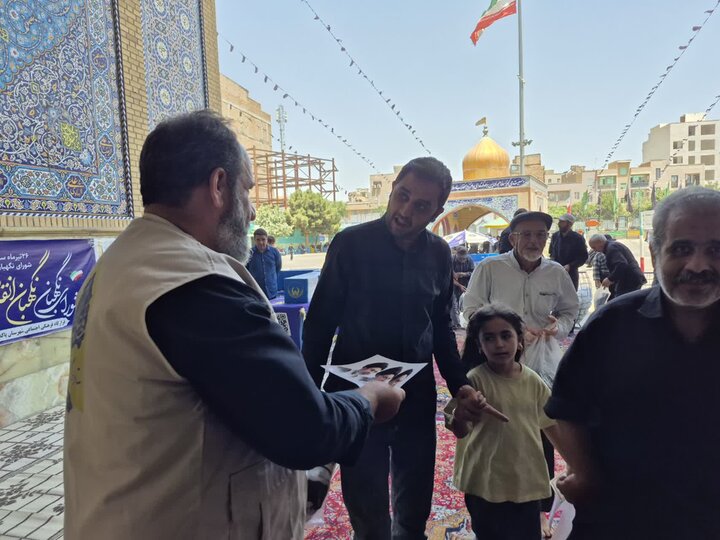 تصاویر/ برگزاری سوگواره امام شهید در مصلی نماز جمعه پاکدشت