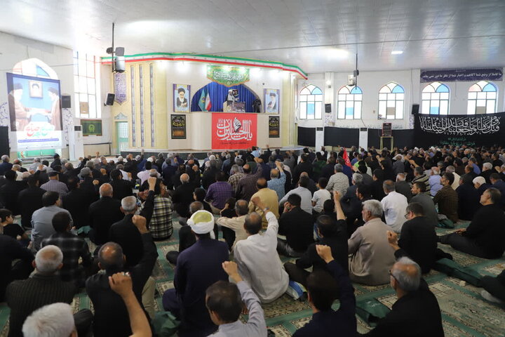 تصاویر/ آیین عبادی سیاسی نماز جمعه شهرستان زاهدان