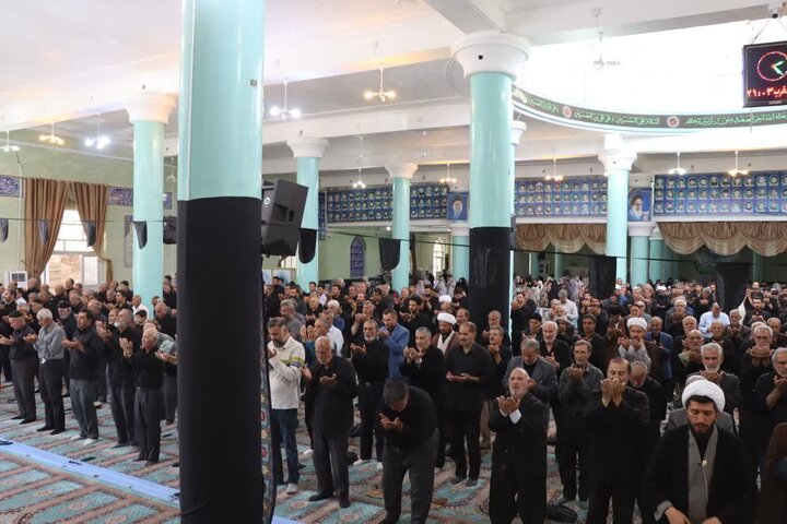 تصاویر/ اقامه نماز عبادی-سیاسی جمعه در شهرستان تکاب