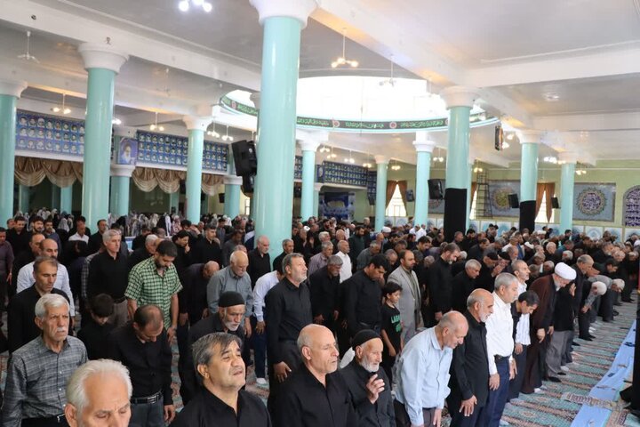 تصاویر/ اقامه نماز عبادی-سیاسی جمعه در شهرستان تکاب