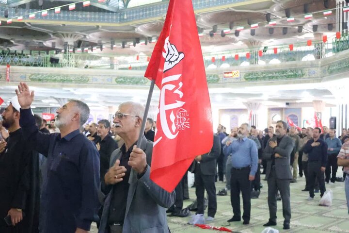 آیین عزاداری شهادت امام سجاد(ع) و گرامیداشت رهبر شهید امت در شهرکرد