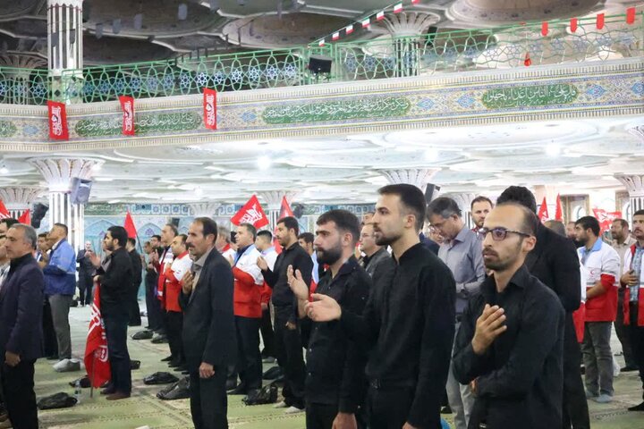 آیین عزاداری شهادت امام سجاد(ع) و گرامیداشت رهبر شهید امت در شهرکرد