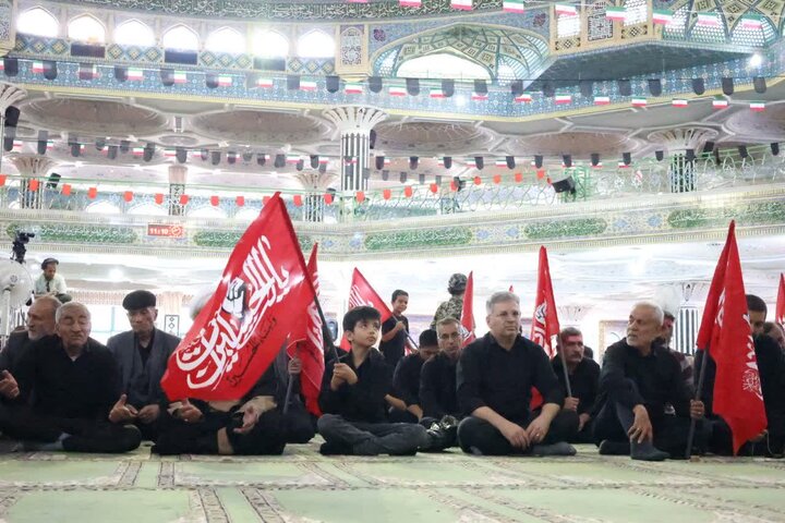 آیین عزاداری شهادت امام سجاد(ع) و گرامیداشت رهبر شهید امت در شهرکرد