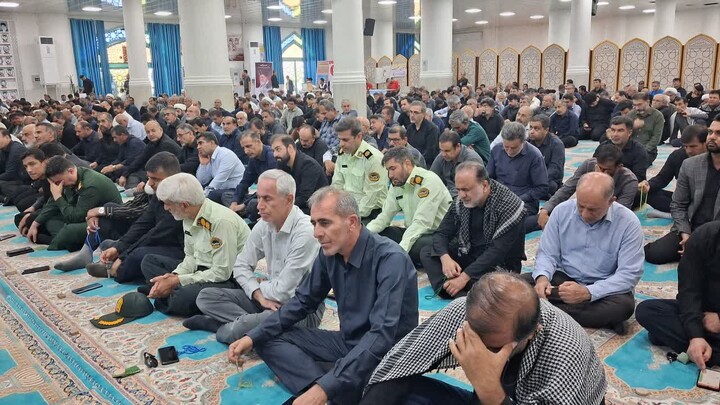 نماز جمعه جم به روایت تصویر