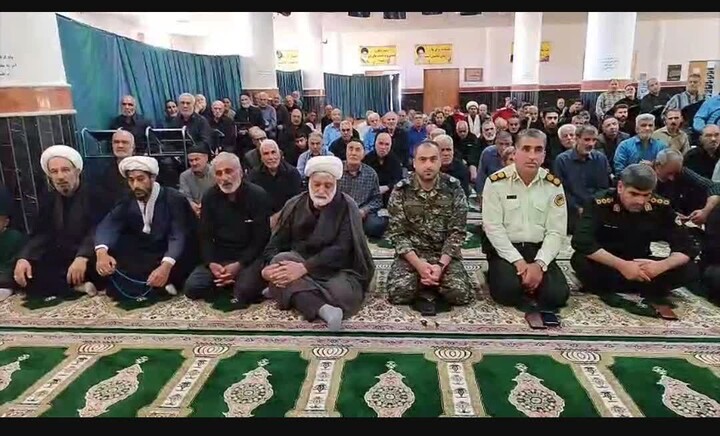 تصاویر/ آیین عبادی سیاسی نماز جمعه شهرستان ایجرود