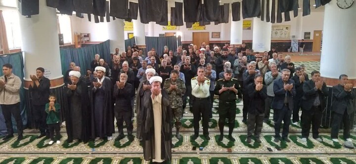 تصاویر/ آیین عبادی سیاسی نماز جمعه شهرستان ایجرود