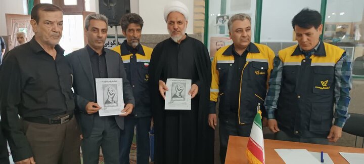 تصاویر/مراسم یاد بود آقای شهید ایران در مصلای ساوه