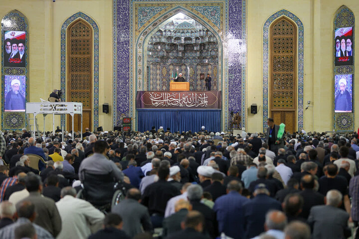 تصاویر/ آیین عبادی سیاسی نماز جمعه شهرستان تبریز