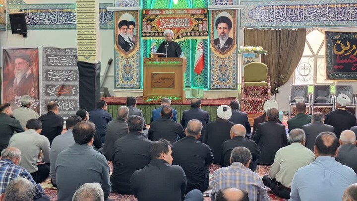 تصاویر/ آیین عبادی سیاسی نماز جمعه شهرستان ترکمنچای