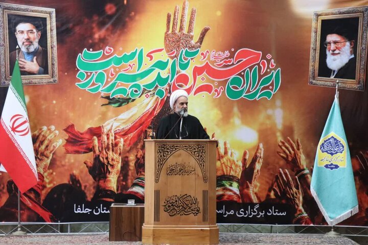 تصاویر/ نماز عبادی سیاسی جمعه شهرستان جلفا