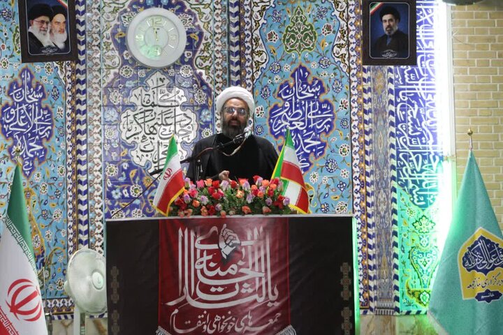 تصاویر/ نماز عبادی سیاسی جمعه شهرستان خاتم