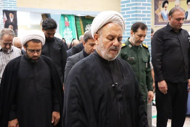 تصاویر/ آیین عبادی سیاسی نماز جمعه نوشین شهر