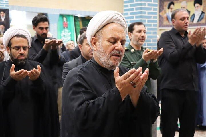 تصاویر/ آیین عبادی سیاسی نماز جمعه نوشین شهر