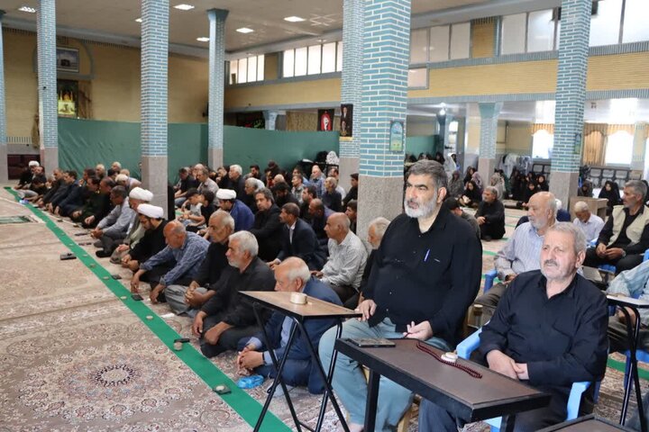 تصاویر/ آیین عبادی سیاسی نماز جمعه نوشین شهر